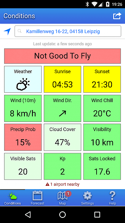 Luftbildpanorama erstellen . UAV Forcast 1