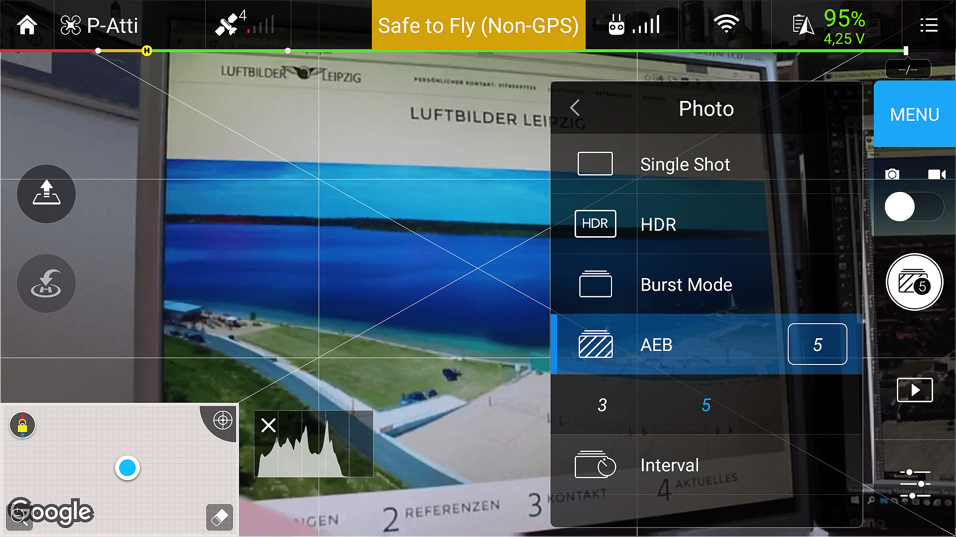 DJI App - Grundeinstellung